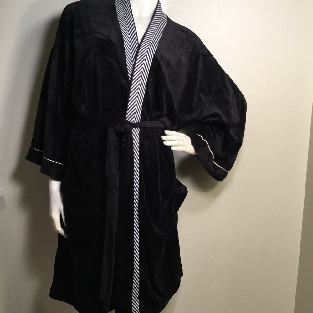 PIERRE CARDIN UNISEX VINTAGE OF 1975‎ VELVET ROBE DE CHAMBRE  SIZE L/XL